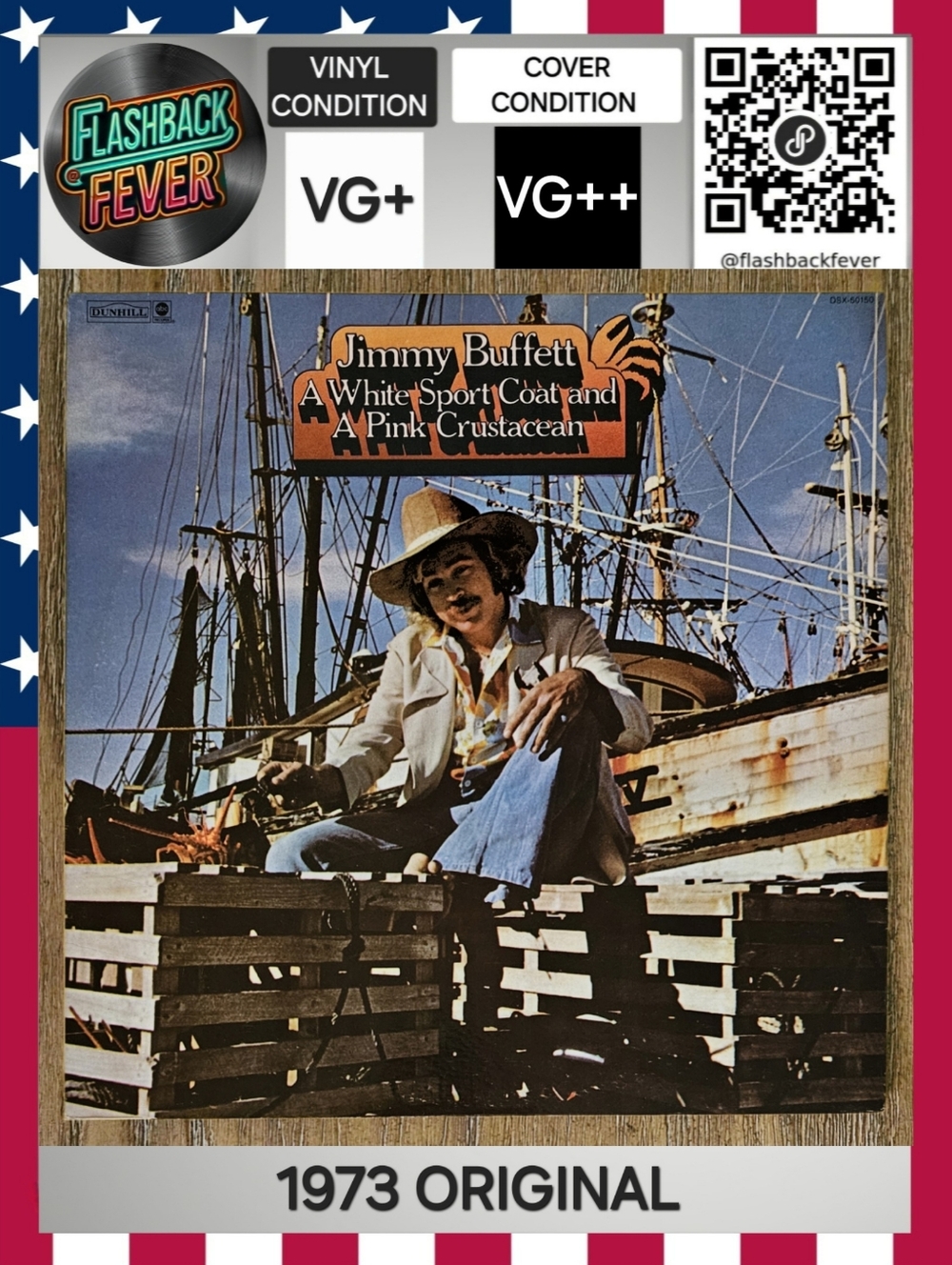 JIMMY BUFFETT•A White Sport Coat And A Pink Crustacean•1973 US(#DSX-50150)Pitman